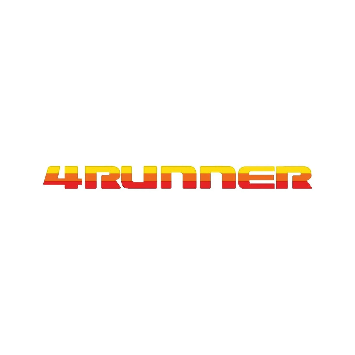 4RUNNER Rear Hatch Liftgate Emblem Overlays - 2025+ 4Runner