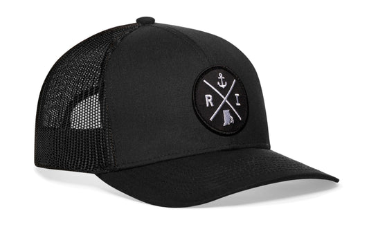 Rhode Island Trucker Hat | Black RI X Snapback