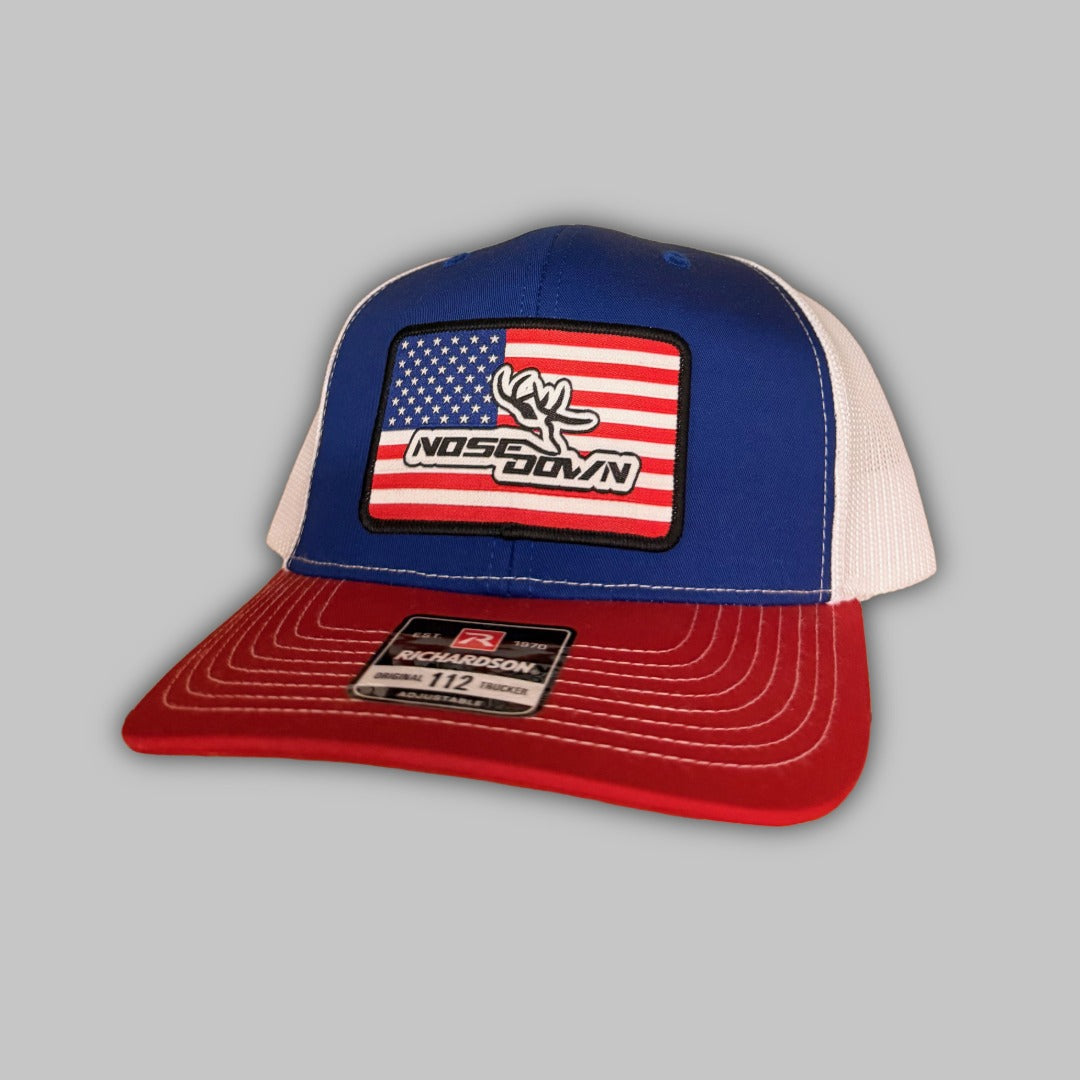 American Flag Trucker Hat
