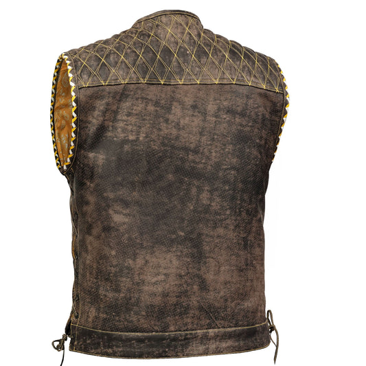 Ironhide Men’s Leather Vest