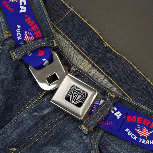 'MERICA USA Silhouette Seatbelt Belt – World Cup 2026 Fan Gear