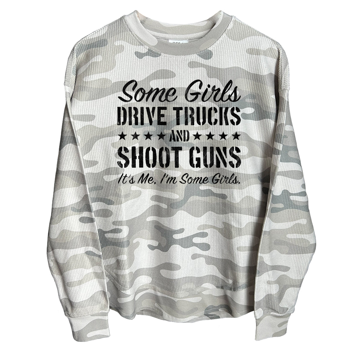 Some Girls Drive Trucks and Shoot Guns (Front) Corded Poncho