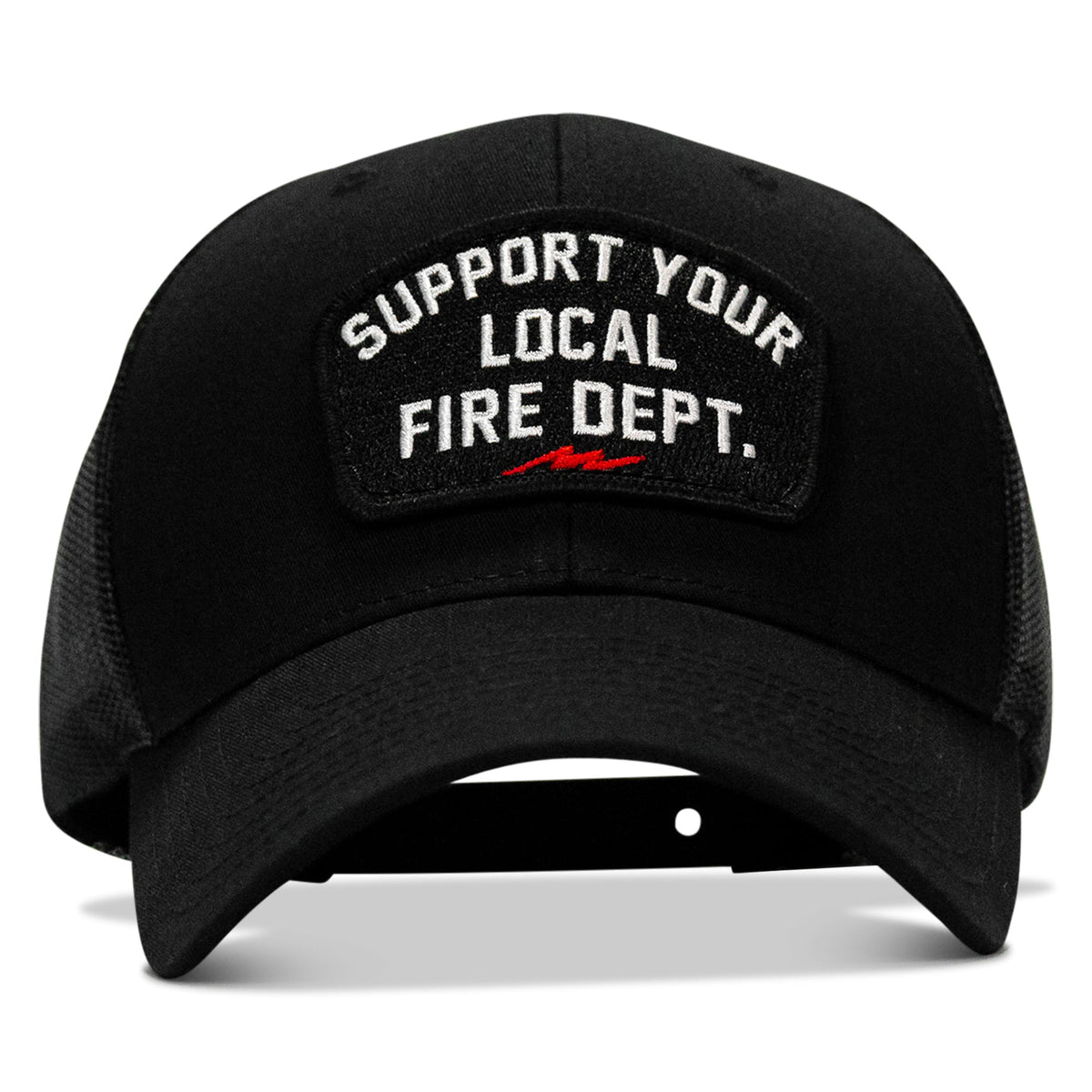 Support Your Local Fire Dept. Patch Snapback Hat