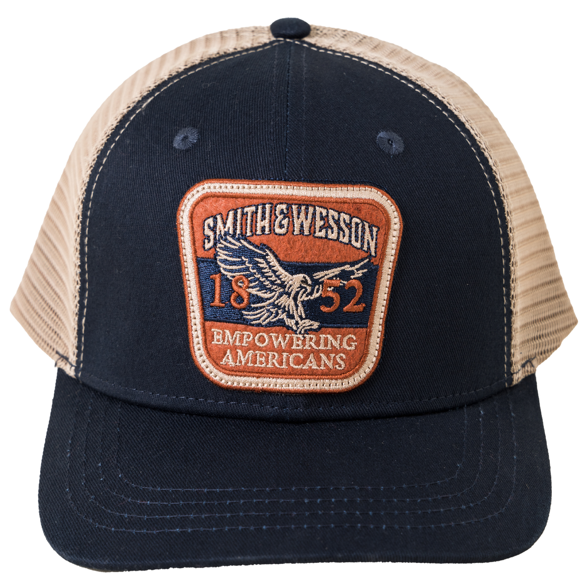 Smith & Wesson® Empowering Americans Eagle Patch Navy Trucker Cap