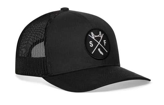 San Francisco Trucker Hat | Black SF X Snapback