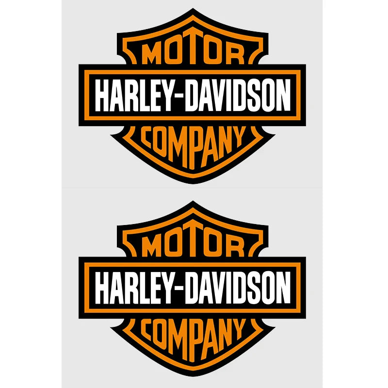 2pcs Motorcycle LOGO Tank Decal Motor Oil Cover Stickers