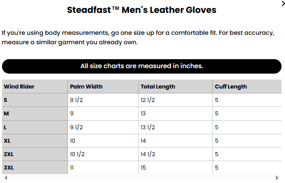 Steadfast Men's Leather Gloves