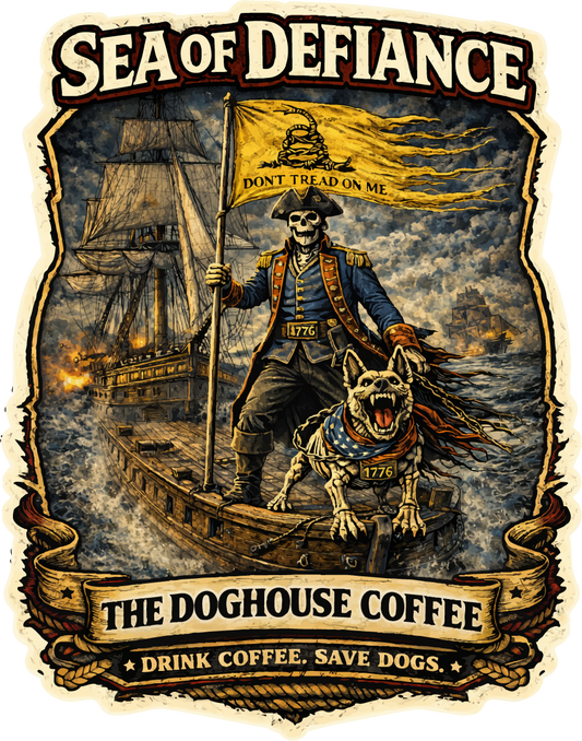 Sea of Defiance – Medium-Dark Roast - 12oz bag