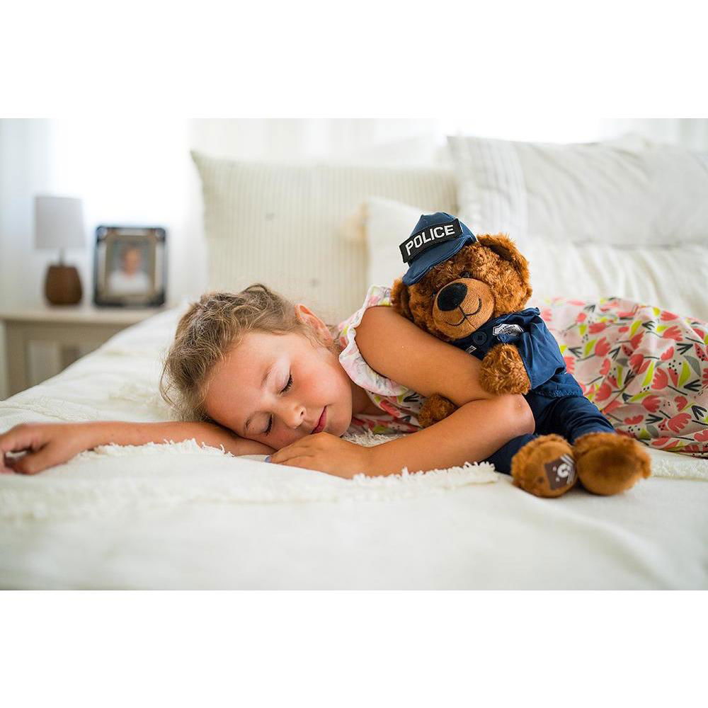 Sgt Sleeptight Police Teddy Bear with Storybook & Sleep System