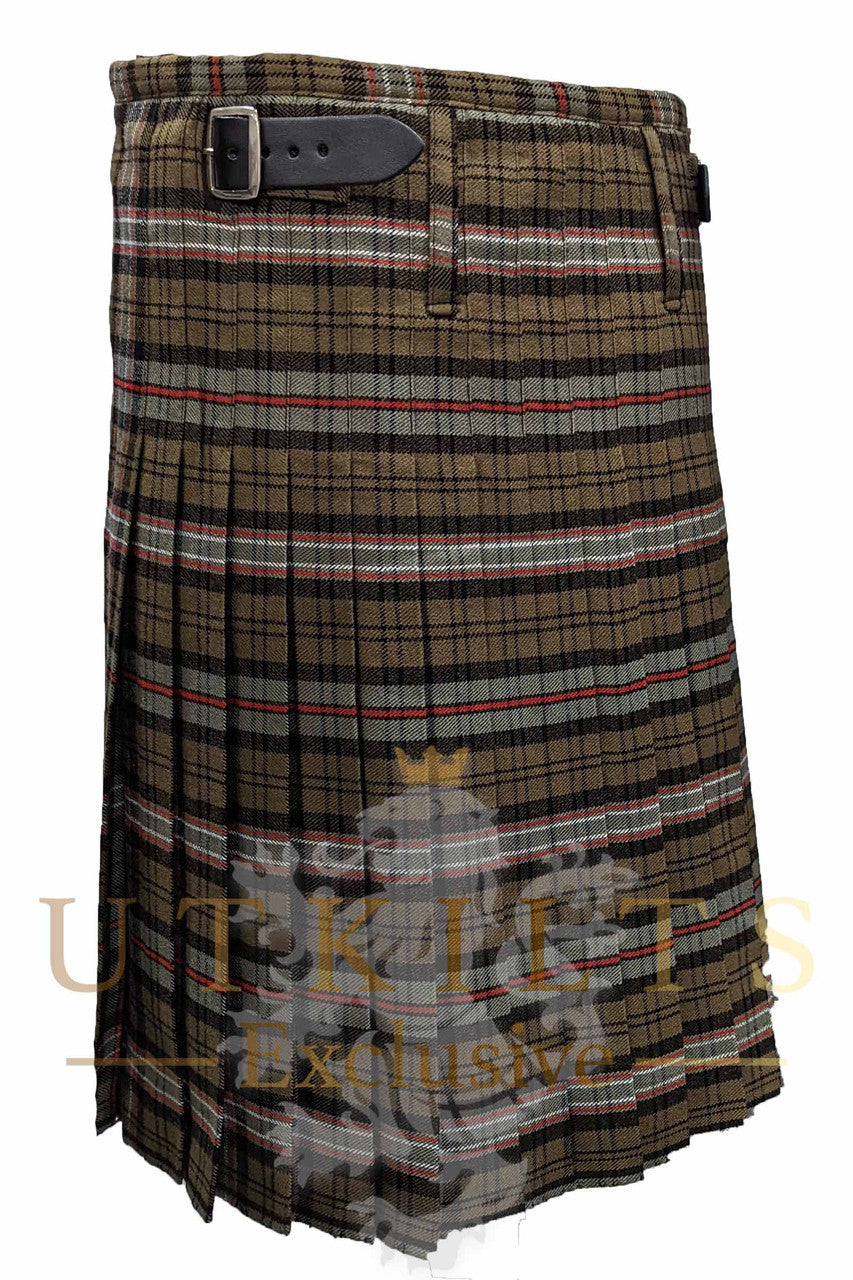 Traditional Kilt – Standard Wool, Scottish National Weathered