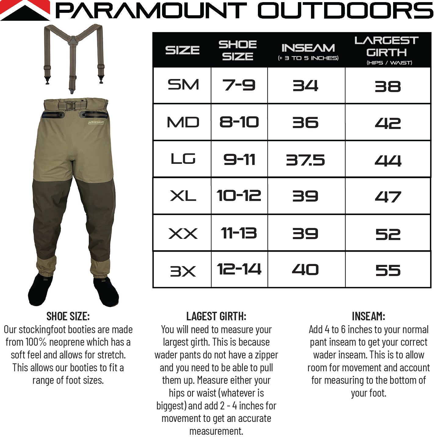SLATE Waist High Guide Pant