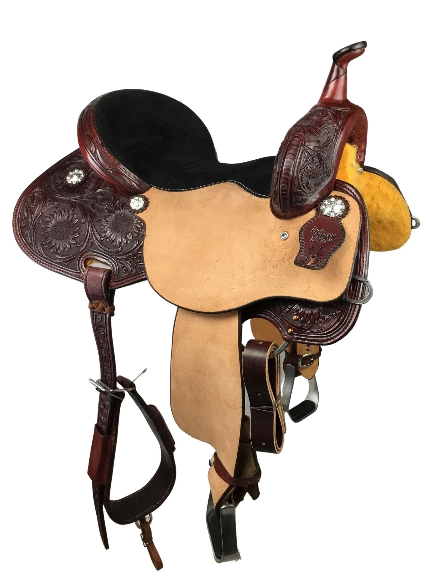 15" Sunflower Barrel Saddle