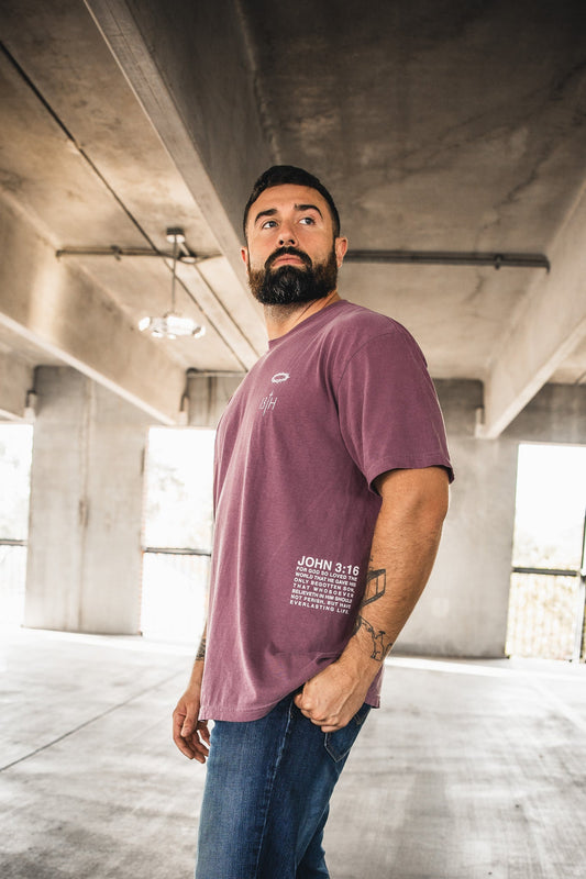 Jesus Saves Berry Tee