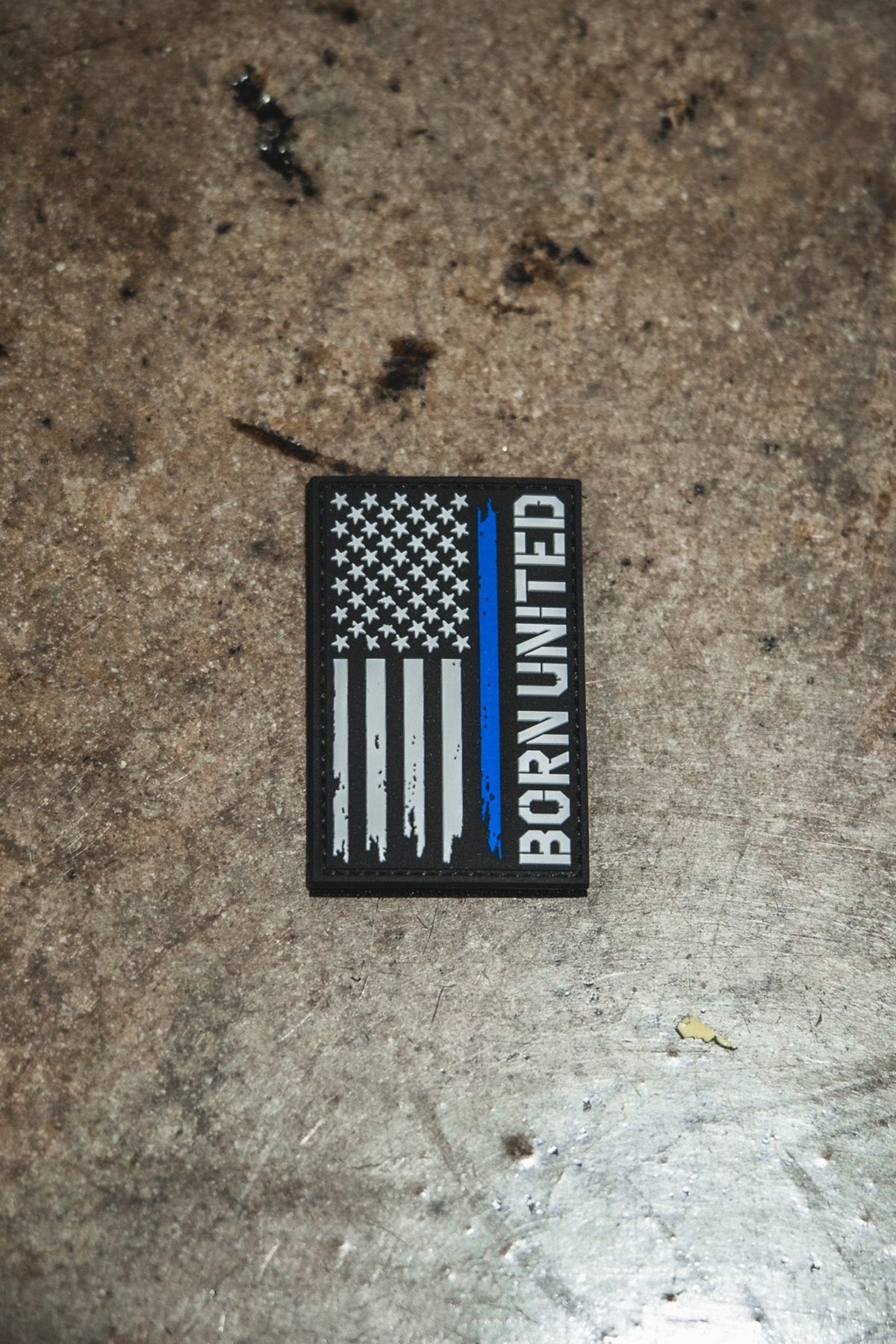 Blue Line Flag PVC Patch