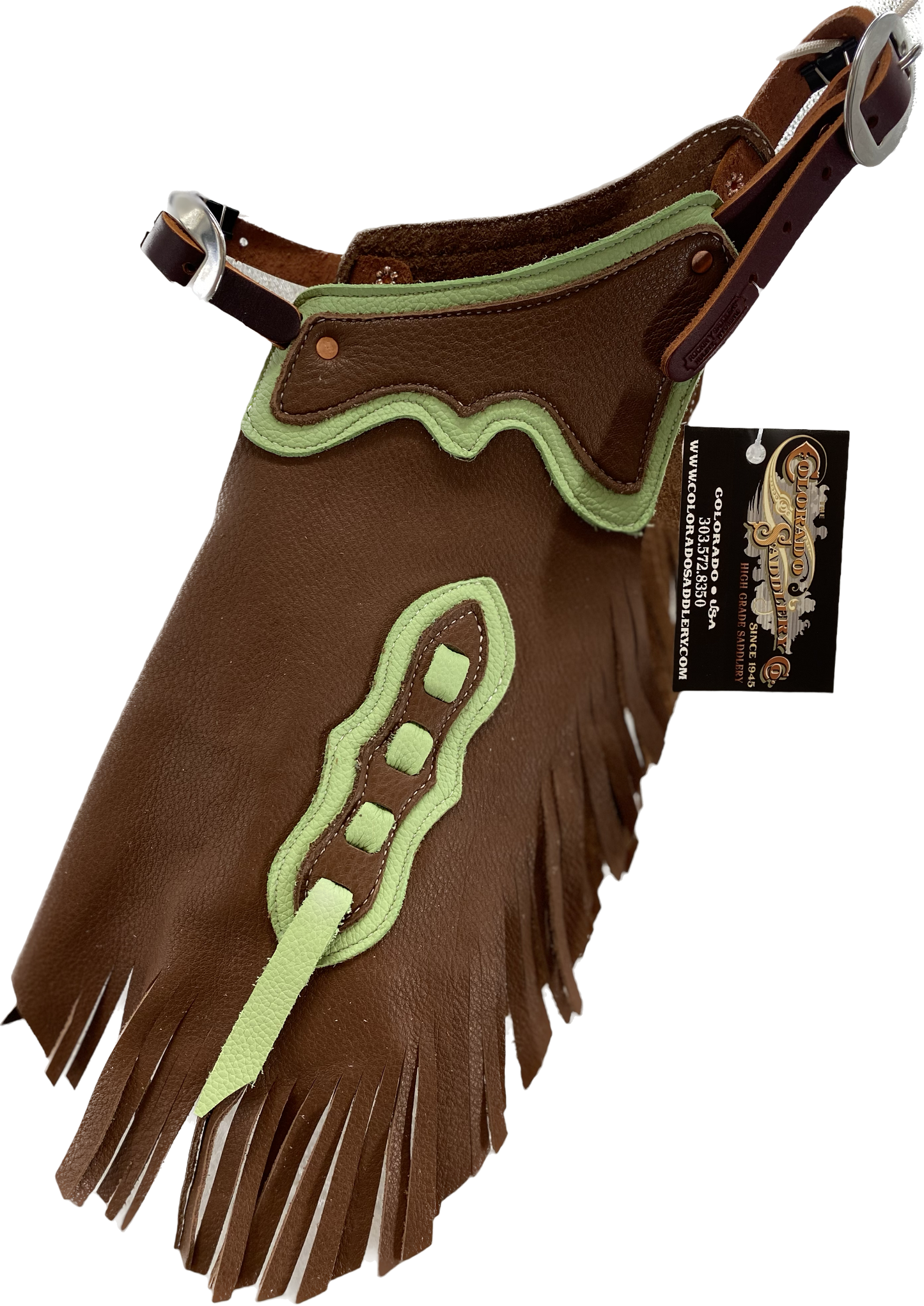 Kids Brown and Light Green Chinks