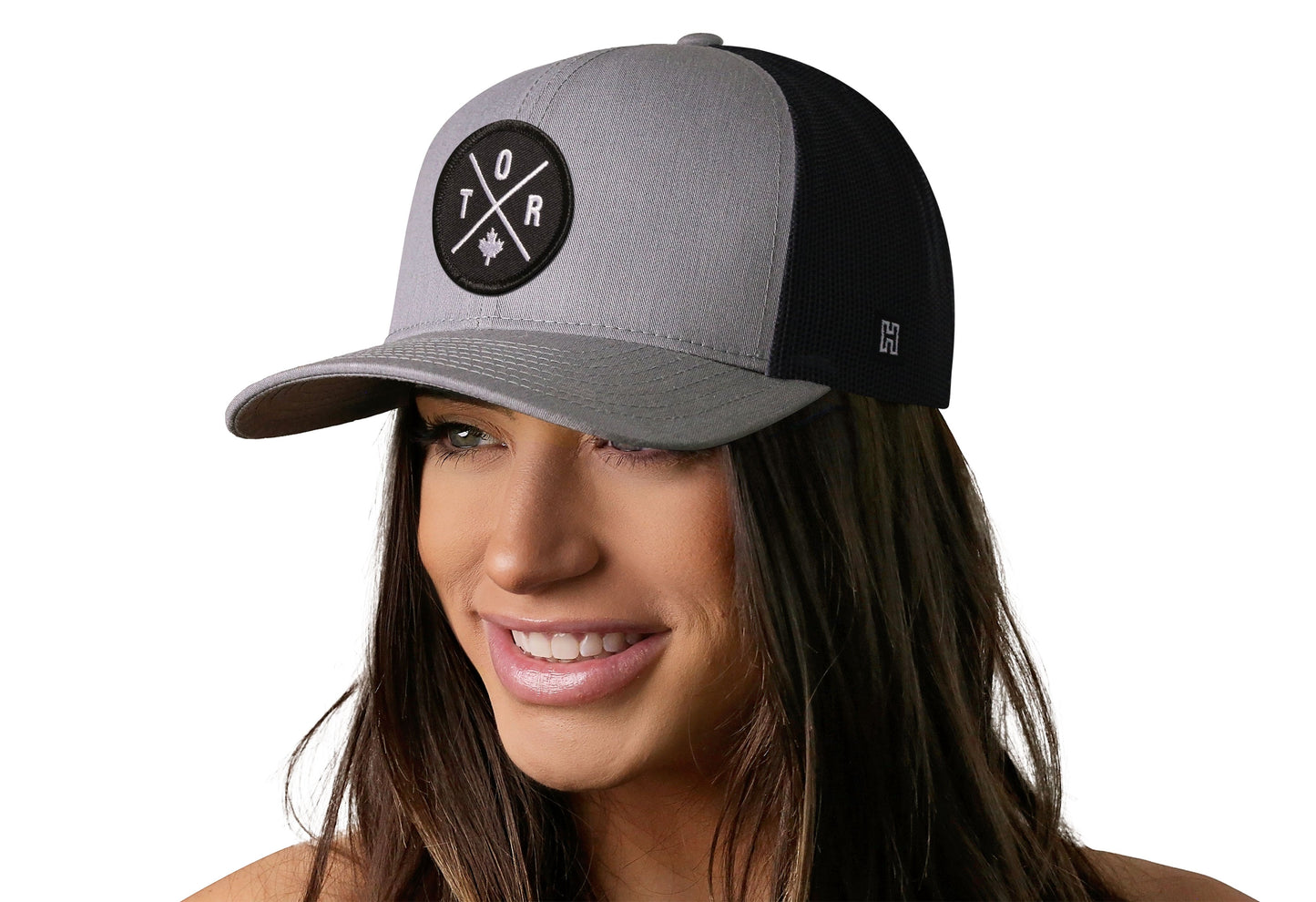 Toronto Trucker Hat | Gray-Black TOR X Snapback