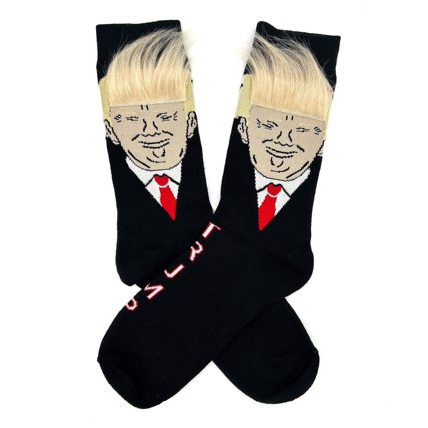 Trump Hair Novelty Socks