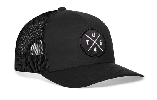 Tucson Trucker Hat | Black TUS X Snapback