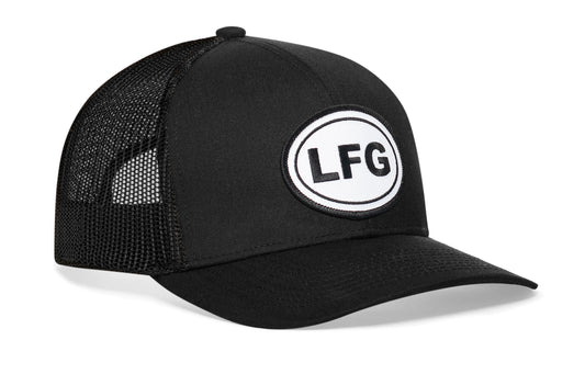 LFG Trucker Hat | Black Lets Go Snapback