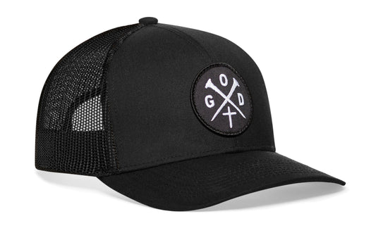 God Trucker Hat | Black GOD X Snapback