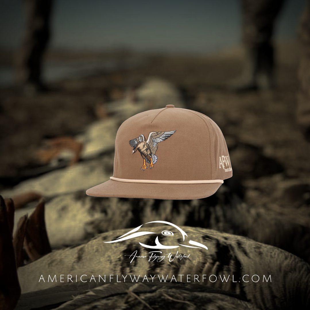 Brown w/ Tan Rope Specklebelly RipStop Hat
