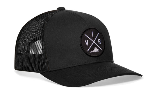 Virginia Trucker Hat | Black VIR X Snapback