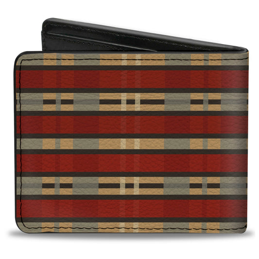 Bi-Fold Wallet - Americana Plaid2