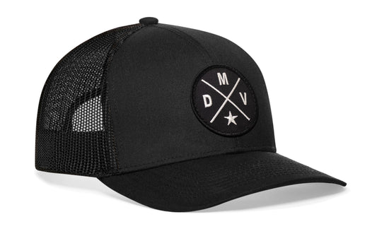 DC, Maryland, Virginia Trucker Hat | Black DMV Snapback