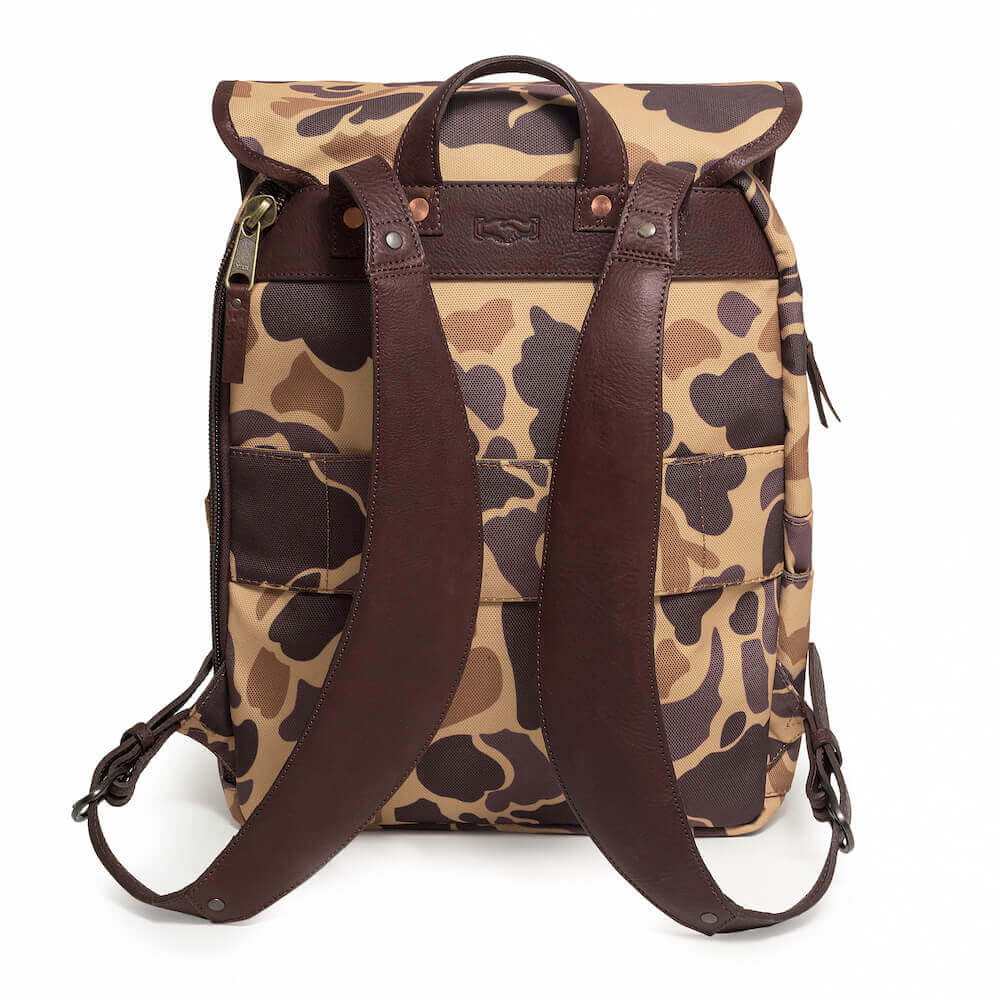 Campaign Leather & Waxed Canvas Backpack