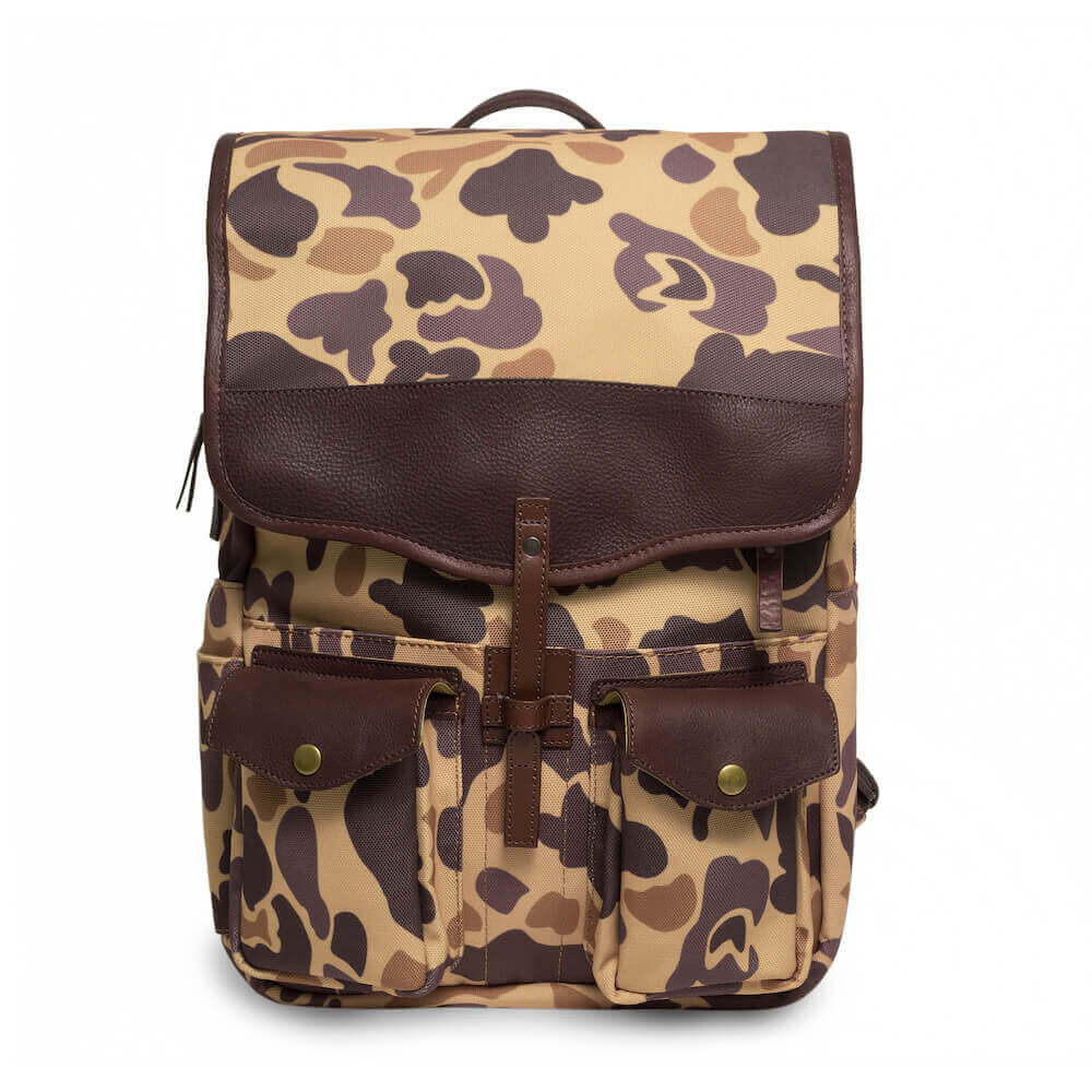 Campaign Leather & Waxed Canvas Backpack