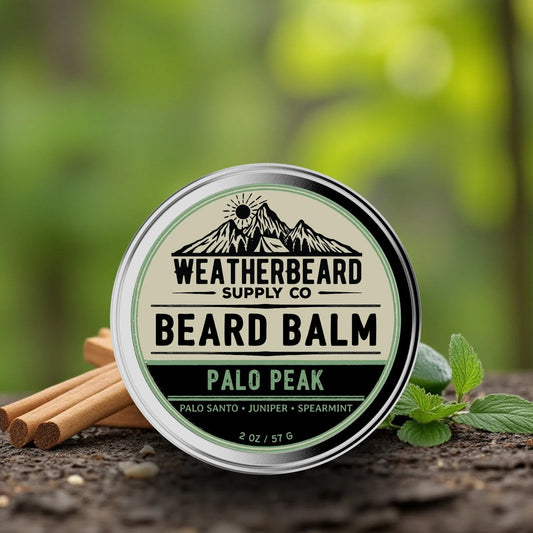 Palo Peak Beard Balm - Palo Santo, Juniper, Spearmint