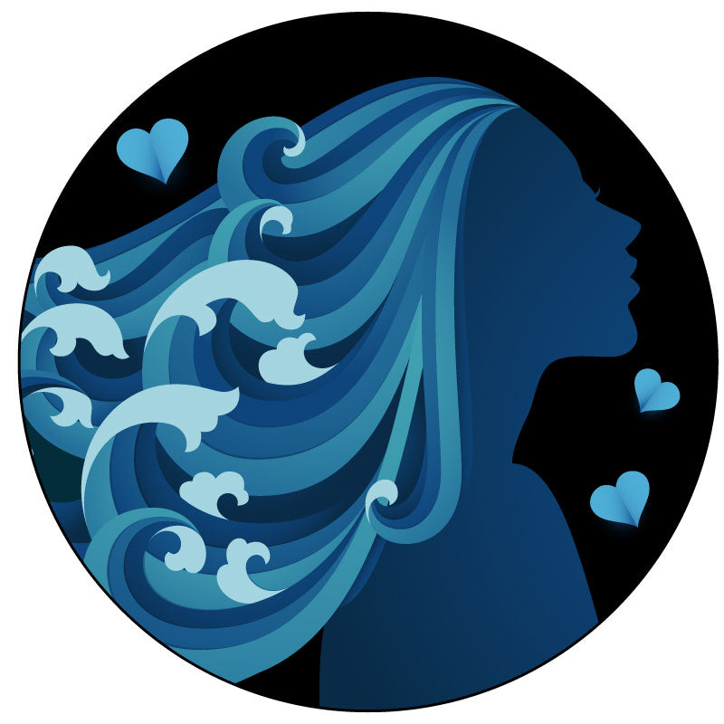 Woman Ocean Hair Unique Spare Tire Covers