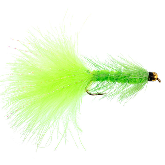 Basics Collection - Crystal Woolly Bugger Assortment - 10 Bead Head Wet Flies - 5 Patterns - Hook Size 8