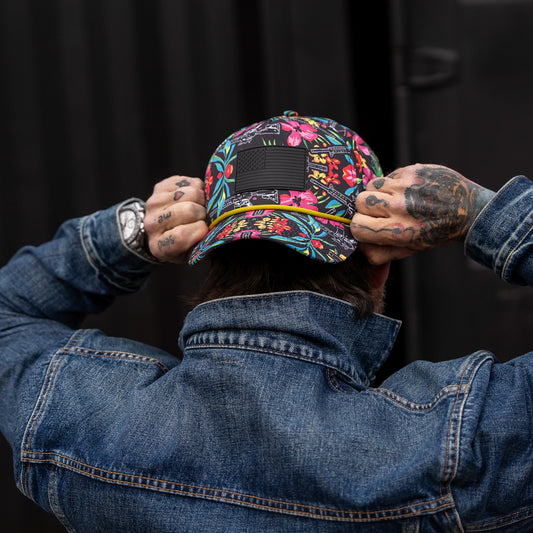 American Flag PVC Patch Waterproof Weekender Snapback