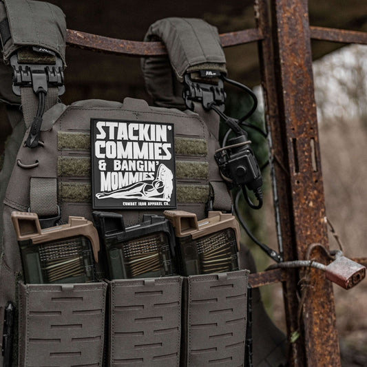 Stackin' Commies & Bangin' Mommies PVC Patch
