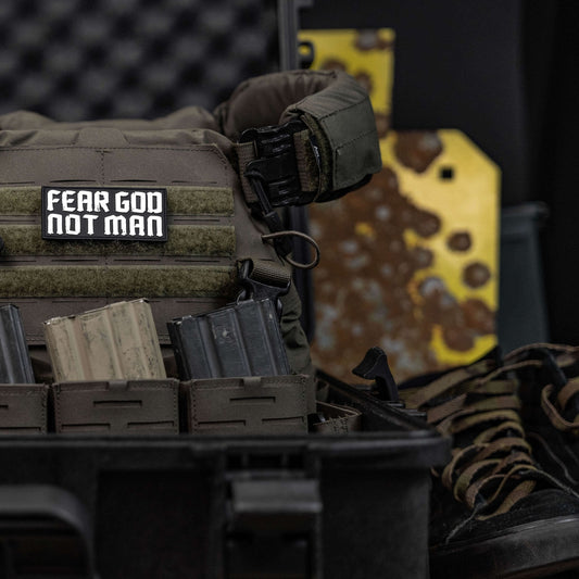 Fear God. Not Man. PVC Patch