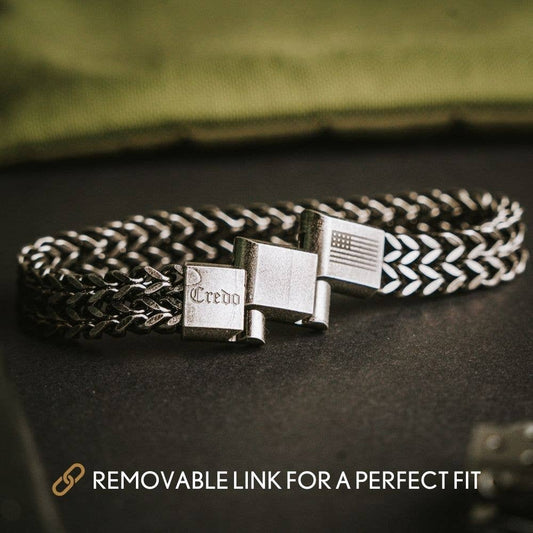 The Hero Company- Knight's Creed BELIEVE Credo Bracelet: Helps Pair Veterans with Service or Shelter Dogs