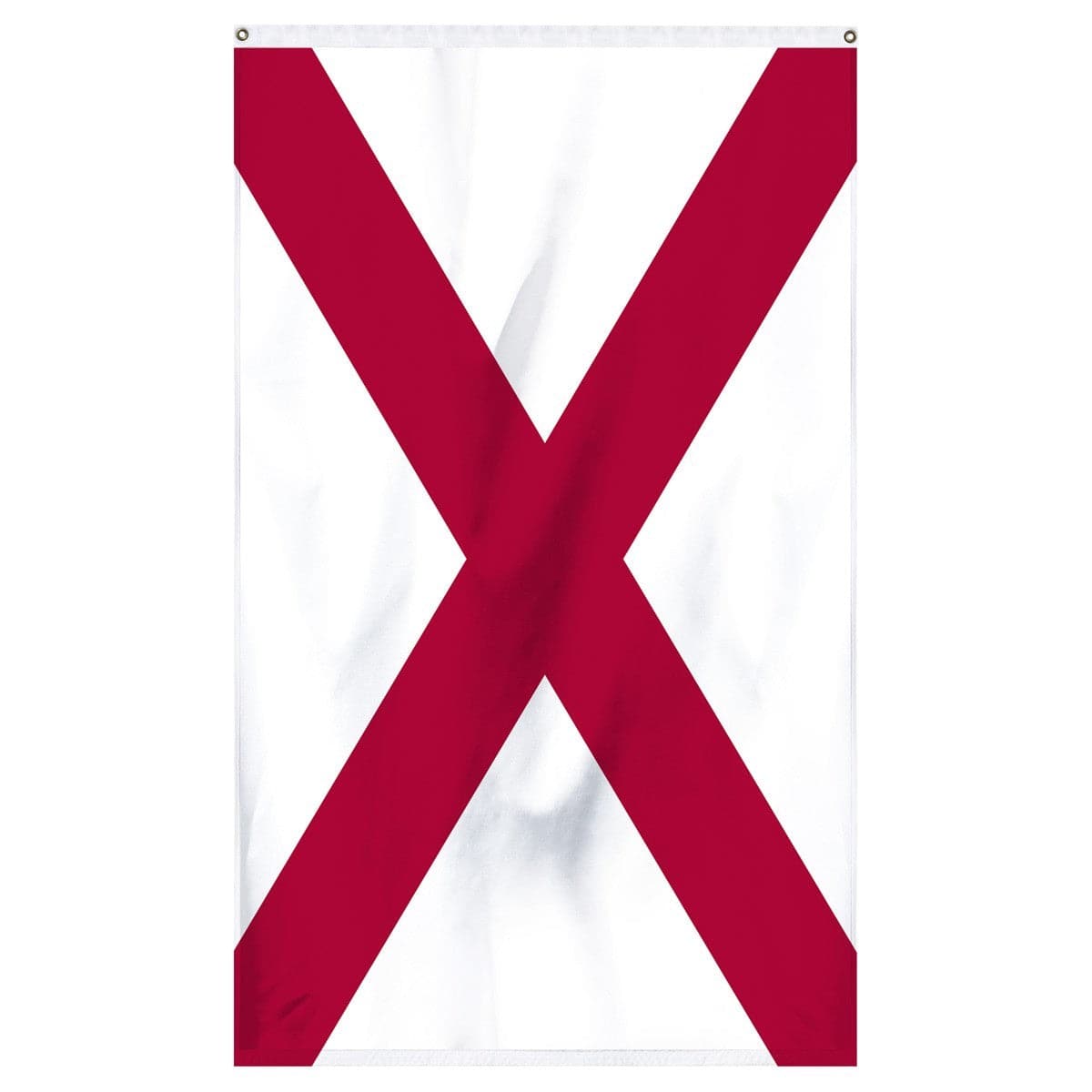 Alabama State Flag 3x5 - Durable Nylon Crimson Cross Made in USA