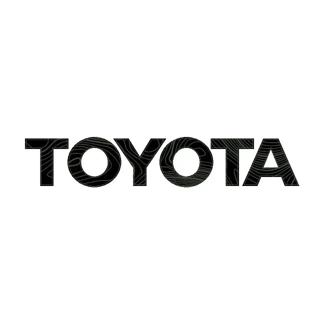 "TOYOTA" Topo Front Grille Emblem Kit - 2024+ Land Cruiser / 07-14 FJ Cruiser