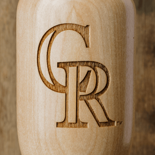 Colorado Rockies "CR" Wined Up® | Baseball Bat Wine Mug