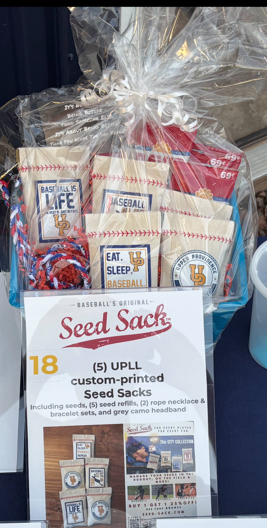 Play Like A Girl Softball Seed Sack