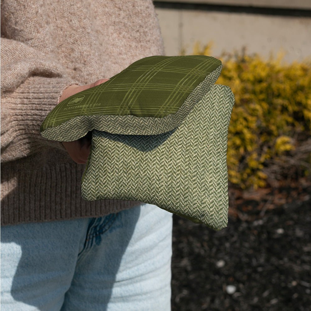 Boho Plaid Synergy Soft Cornhole Bags