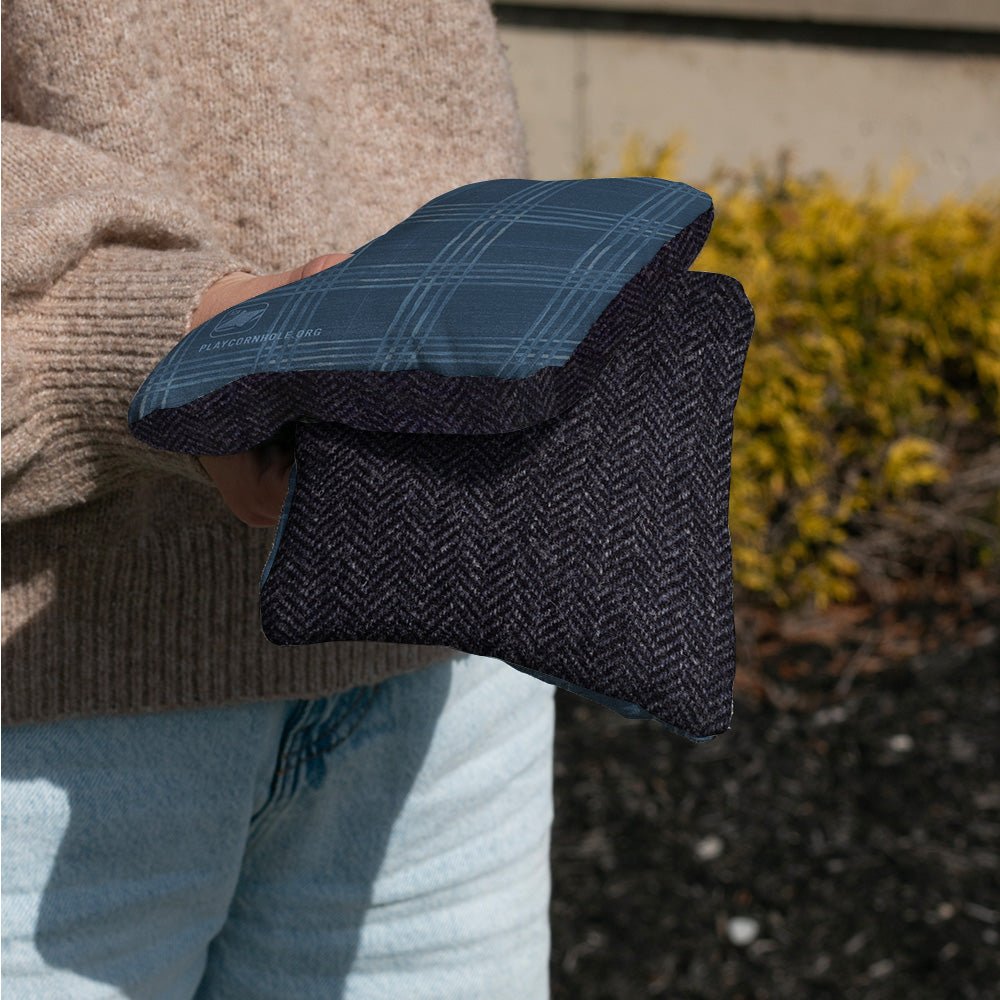 Boho Plaid Synergy Soft Cornhole Bags
