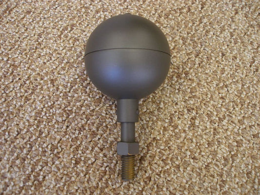 3" Aluminum Black Ball Flagpole Topper - Bronze Finish