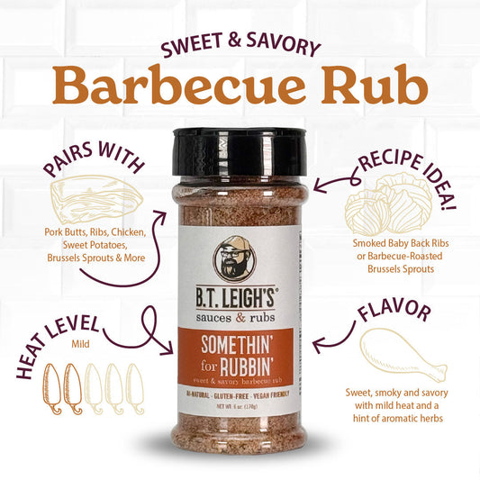 Somethin' For Rubbin' - Sweet & Savory Barbecue Rub