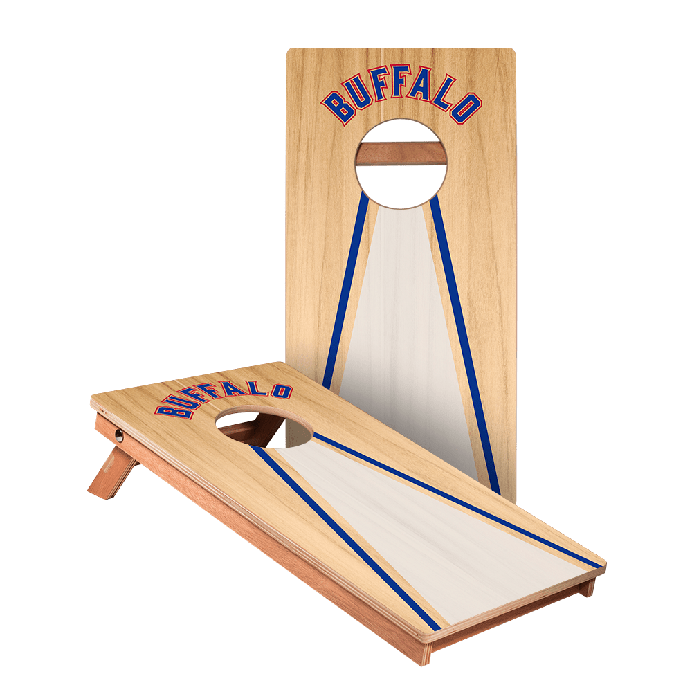 Buffalo Football Gameday Backyard 1x2 ft Cornhole Board Set