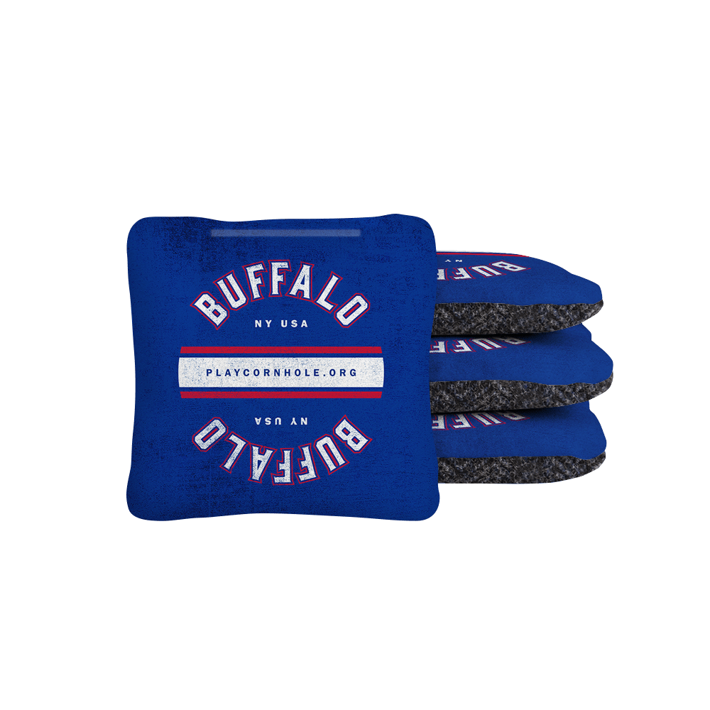 Buffalo Football Gameday Backyard 1x2 ft Cornhole Board Set