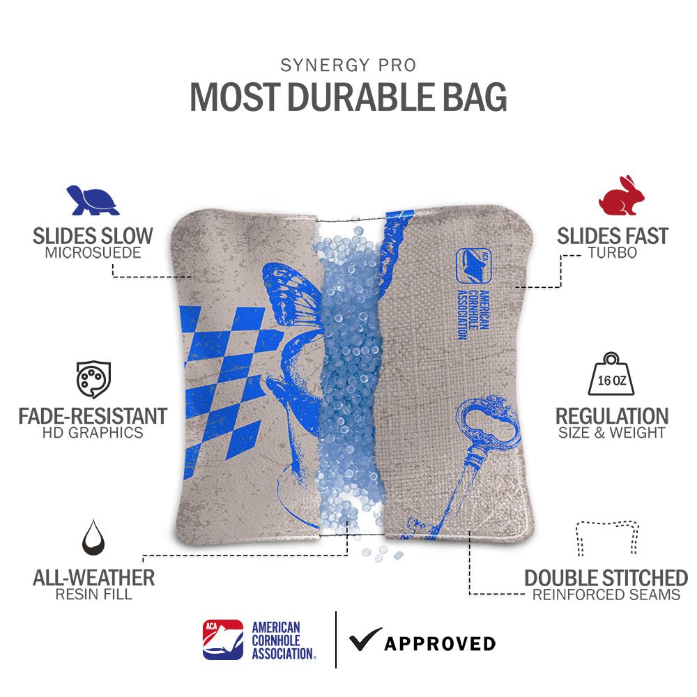 Butterfly Grunge Synergy Pro Cornhole Bags