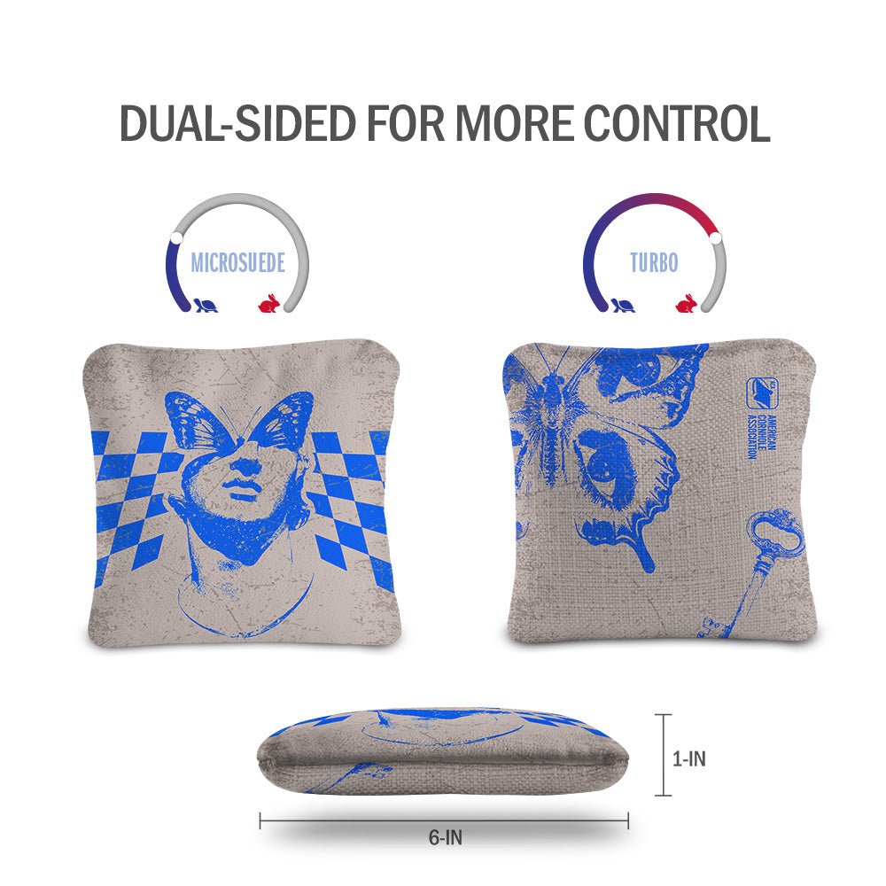 Butterfly Grunge Synergy Pro Cornhole Bags