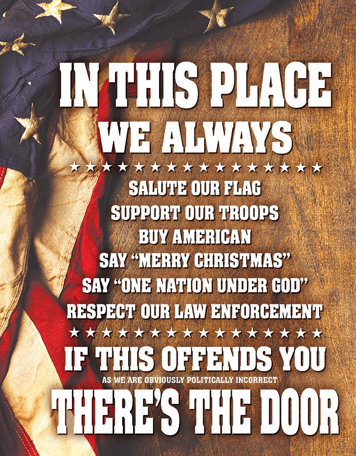 In This Place Tin Sign
